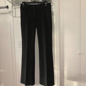 00S Express Editor Black Pinstripe Pants